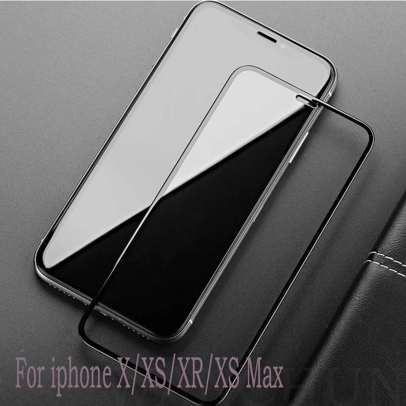 EVLARUBY 9D Защитное стекло для iPhone 7 Защита экрана 8 XR Xs Max закаленное на X 6 6s Plus |
