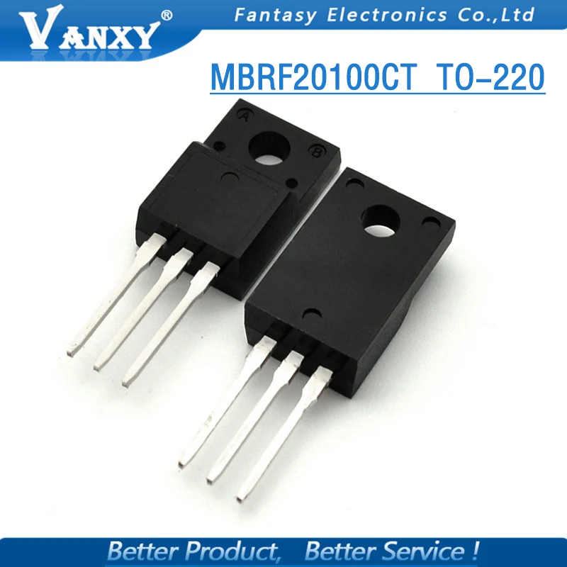 10 шт. MBRF20100CT TO220F MBRF20100 TO 220F 20A 100V 220|free shipping military|shipping boxes with dividersshipping gifts |