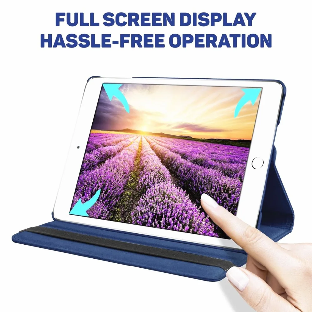 Для iPad Pro 10 5 чехол для Air 3 2019 360 Вращающийся Флип PU кожаный умный 2017 Funda Capa|Чехлы