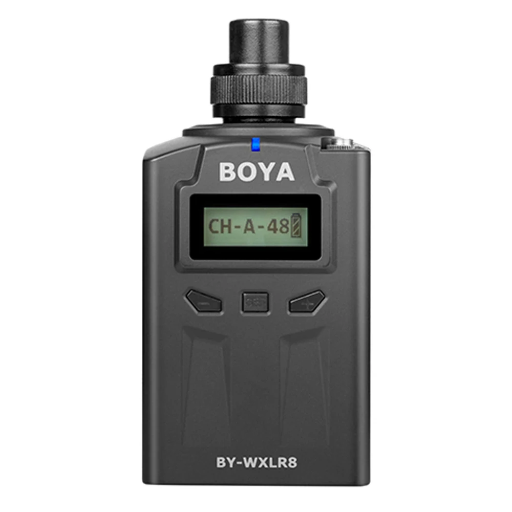 BOYA BY-WXLR8 Pro микрофон с нательным передатчиком передатчик XLR ЖК-дисплей для беспроводной аудио микрофонной системы BY-WM8 Pro K2 K1 приемник