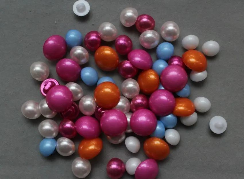 

Set of 300pcs -10-20mm Variety pearly Sweet Candy Shank Buttons wholesale free shipping