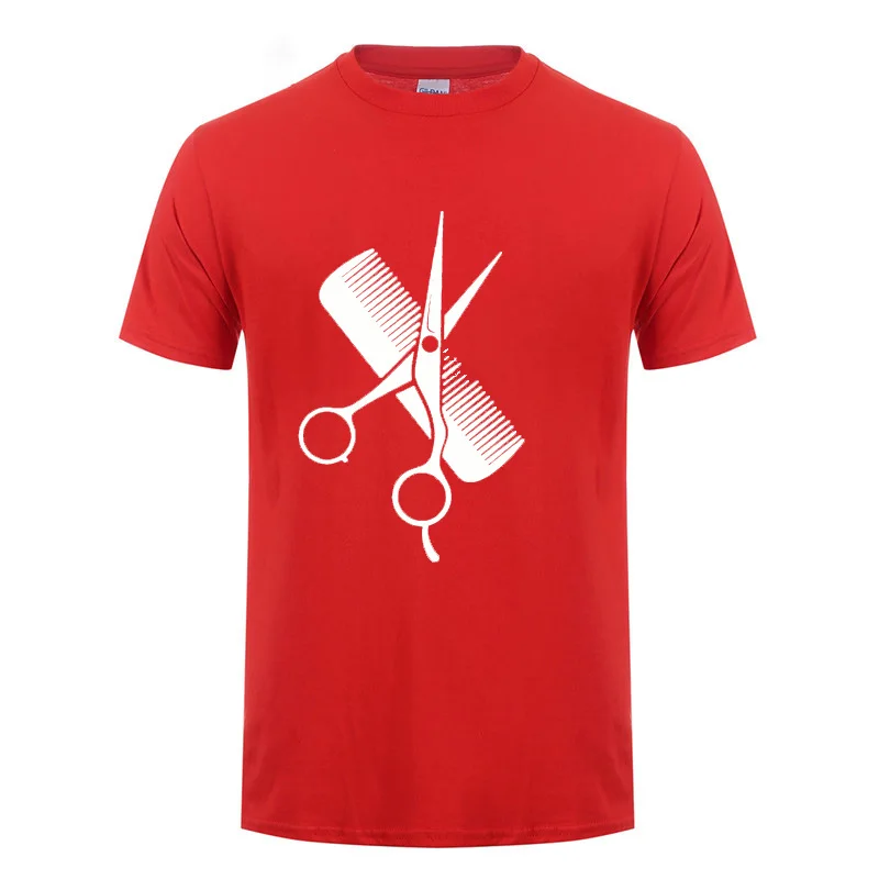 Крутая Парикмахерская стилист Ножницы расческа оружие подарок футболка для