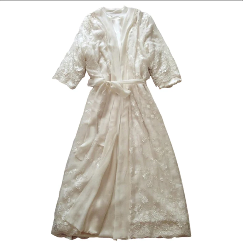 Женский зимний утепленный Шелковый бархатный сексуальный Ночной халат на