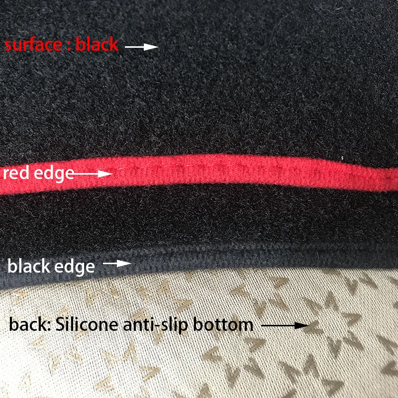 Top Quality Double layer Dash Mat Dashmat Dashboard Cover Sun Shade Board Carpet for ford Ecosport car styling | Автомобили и