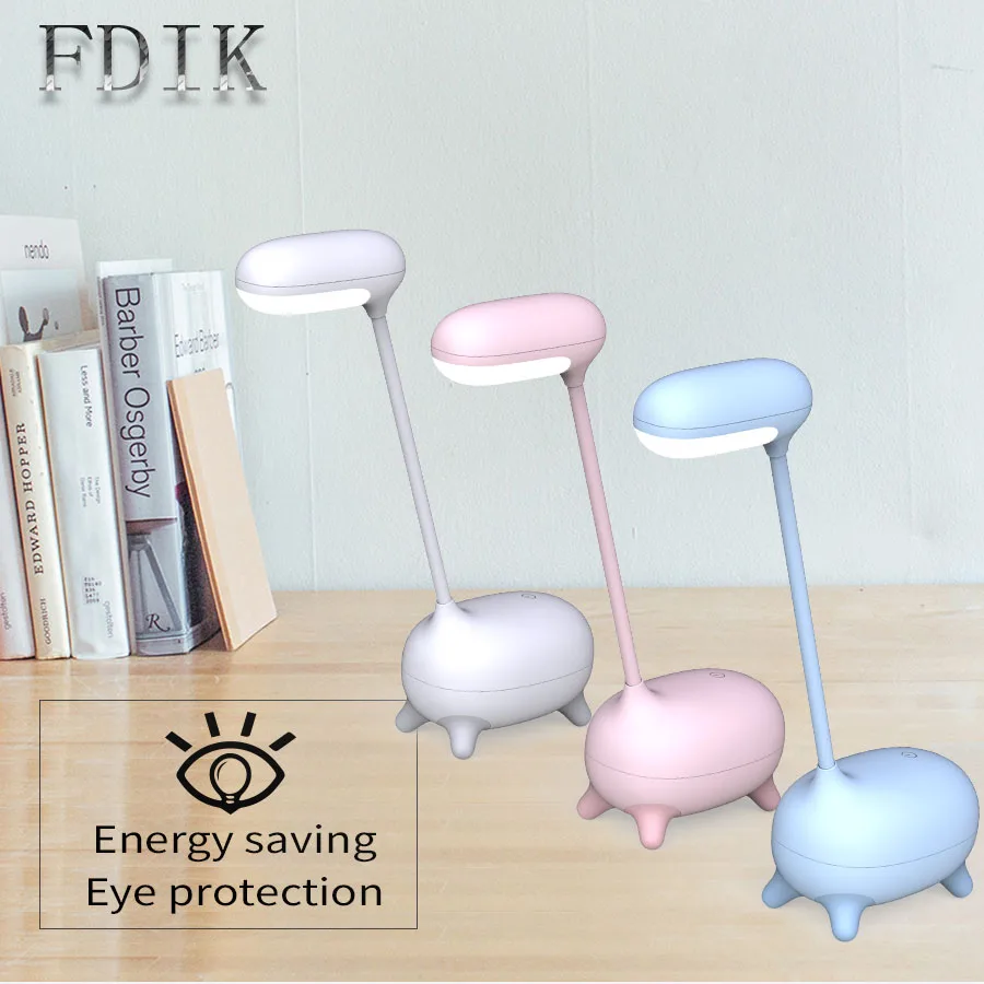 7 Вт Светодиодный настольный светильник с защитой глаз регулируемый для чтения