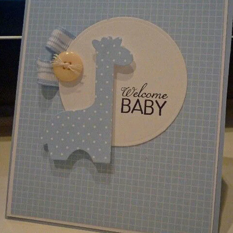 Любовь Жираф углеродистая сталь режущие штампы трафарет ремесло для DIY