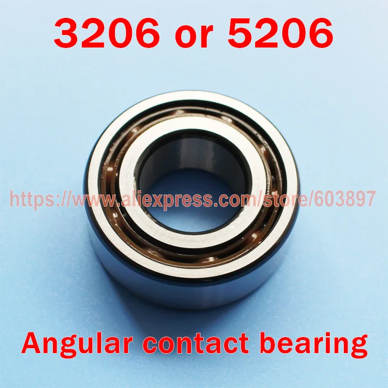 3206 5206 30x62x23.8mm double row angular contact ball bearing for 30mm shaft | Обустройство дома