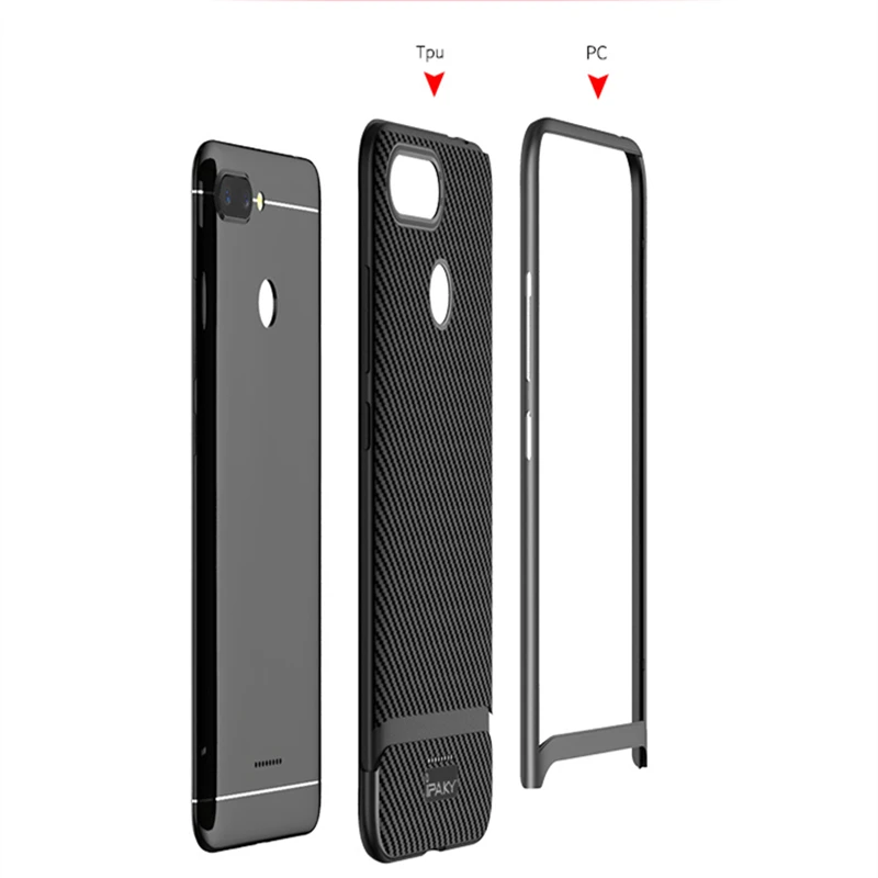 Чехол для Xiaomi Redmi 6 iPaky Pro силиконовый гибридный противоударный защитный чехол из
