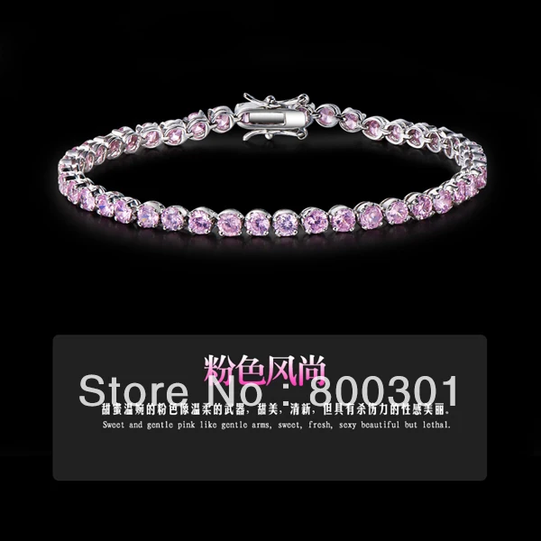 40162 3 75 мм Φ|sterling silver tennis bracelet|tennis braceletsilver bracelet |