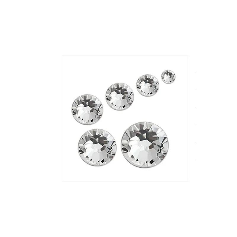 SS3 1 4 мм хрустальные стразы стеклянные с плоской задней головкой без горячей
