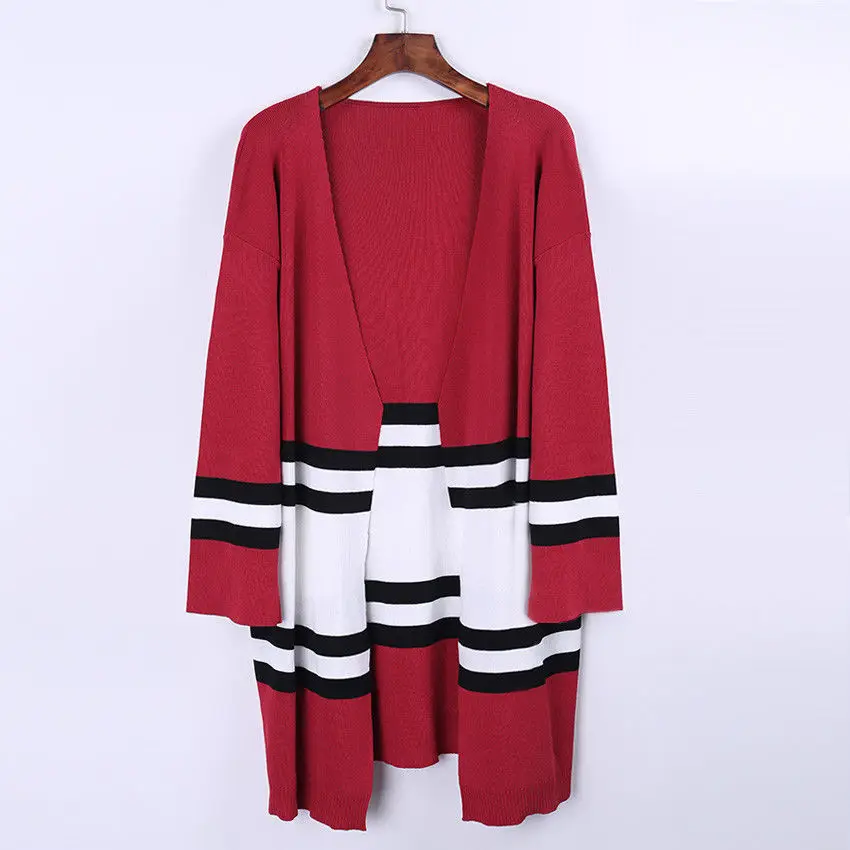 

Women Ladies Long Sleeve Cardigan Sweater Coat Tops Slim Outwear Autumn Long Sweater