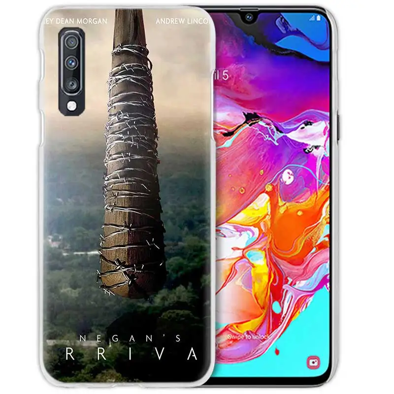 Negan с изображениями из сериала «Ходячие мертвецы» чехол для samsung Galaxy A50 A70 A80 A20e A60 A40 A30 A20 A10 A8 A6 плюс A9 A7 жесткий чехол для телефона из поликарбоната с Coque