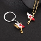 Модный брелок для ключей с рисунком Сакура КИНОМОТО, брелок с птичьим клювом, брелок для ключей, ювелирное изделие для косплея, подарок для фанатов