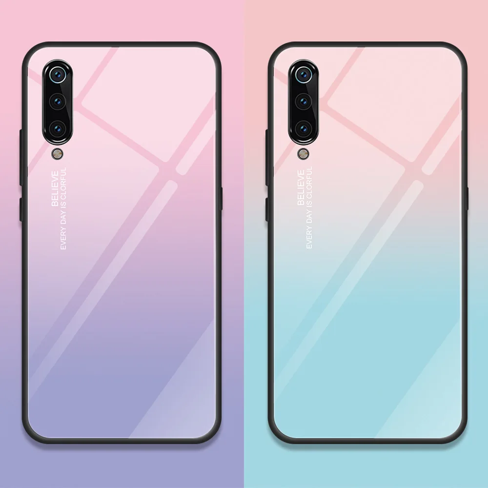 Красный mi 7 Note 7 Pro Note 6 Pro Red mi K20 Pro Red mi 6 Pro mi 9T mi 9 mi 8 mi x3 чехол противоударное покрытие звездное пространство закаленное стекло чехол