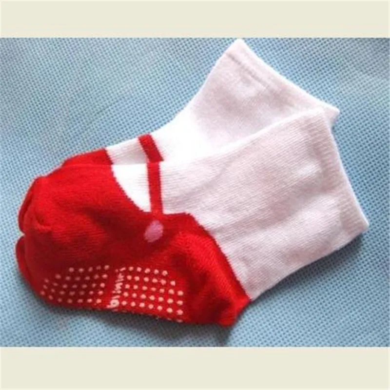 Прочные 1 пара противоскользящей обуви для малышей детская обувь унисекс