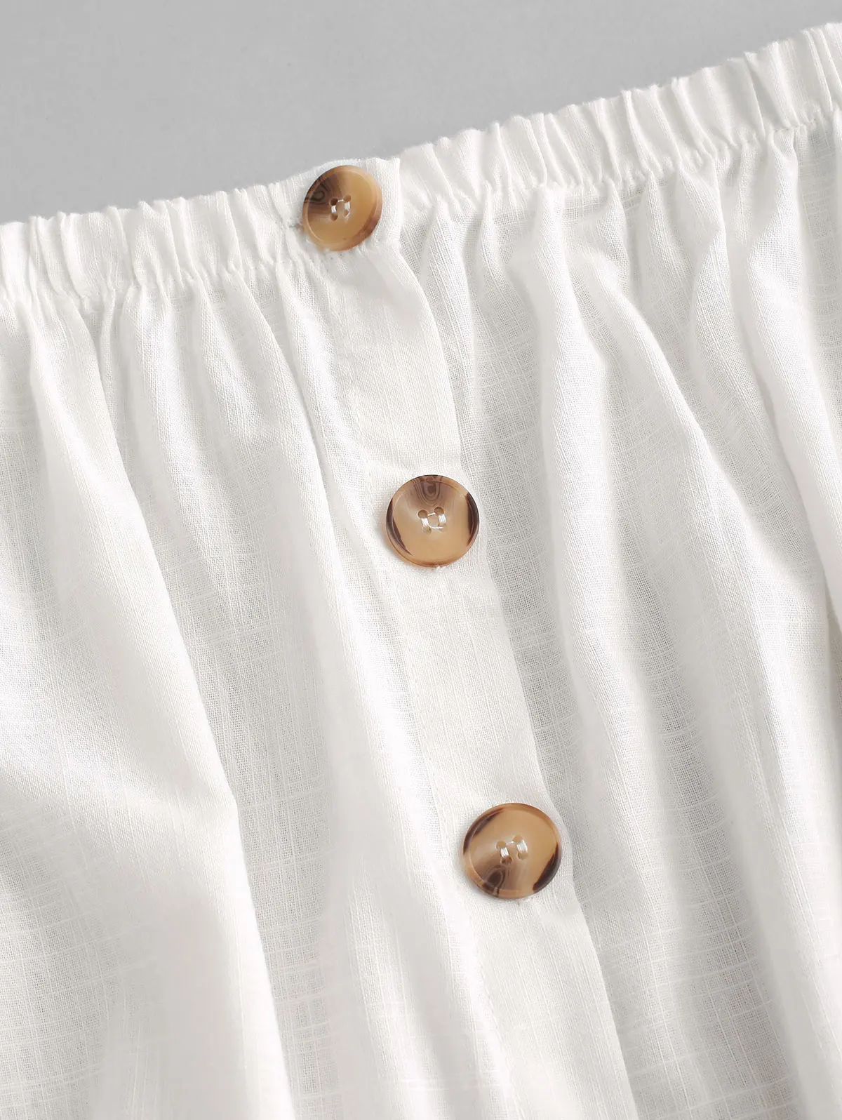 ZAFUL Женское платье на пуговицах с поясом коротким рукавом Повседневная уличная