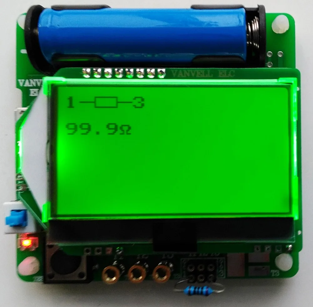 Новейшая многофункциональная версия индукторного конденсатора ESR meter DIY MG328 3 7 в |