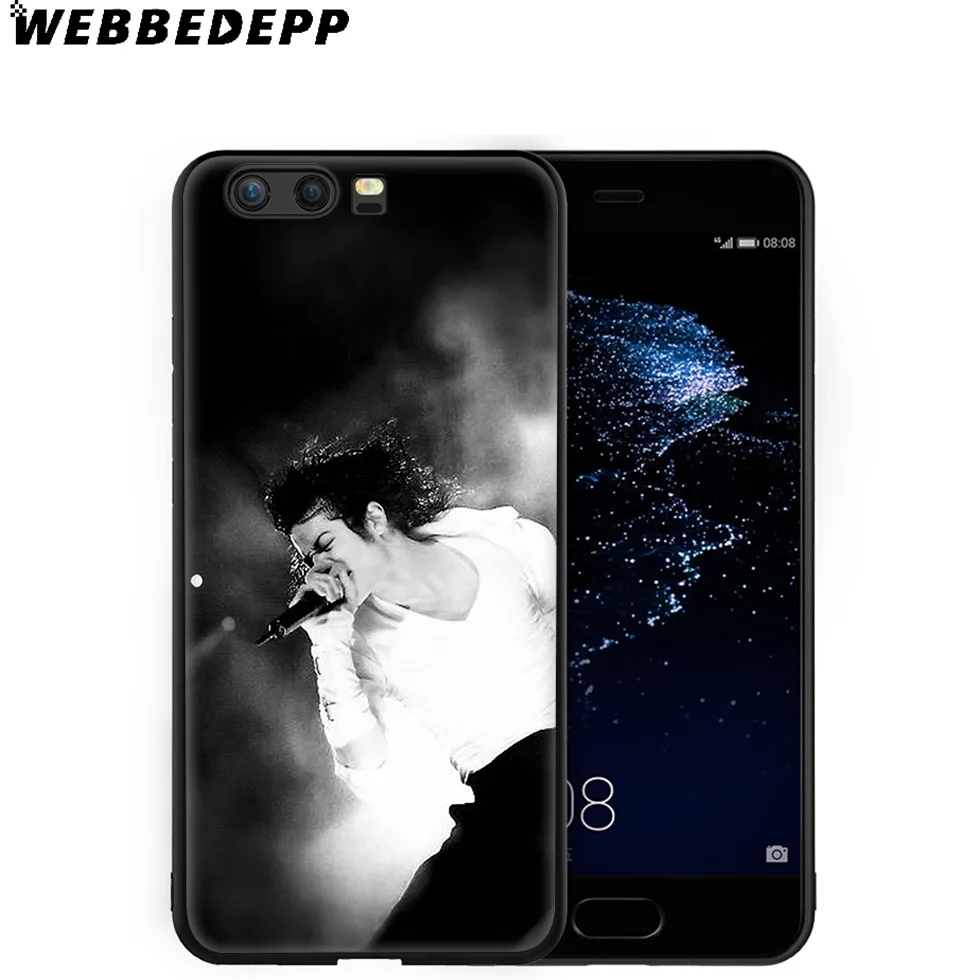 WEBBEDEPP Michael Jackson Mj Soft Case for Huawei P8 P9 P10 P20 P30 Lite Pro P Smart Z Plus 2019 Y6 Prime 2018 2017 Mini |