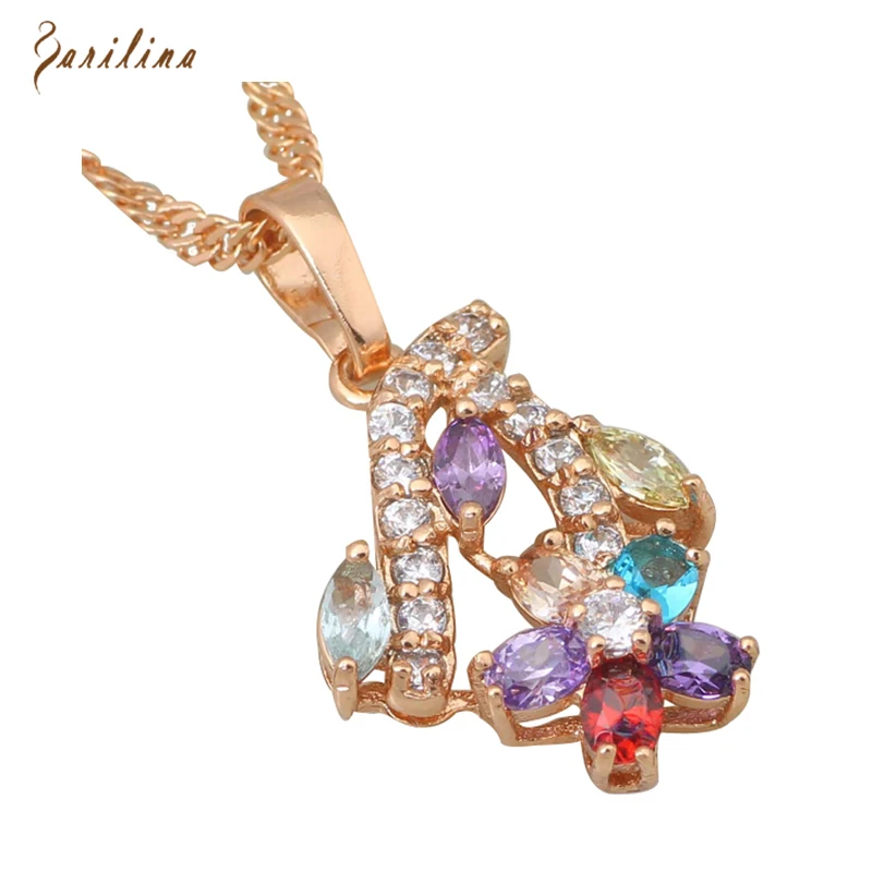 Брендовые дизайнерские женские модные ювелирные изделия золотые разноцветные