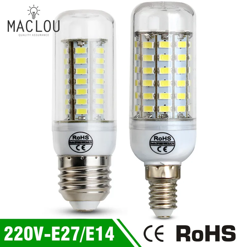 SMD5730 220 В 12 Вт 15 18 20 кукурузы светодиодный лампы E27 E14 Luci но га Condotto La лампада Люстра