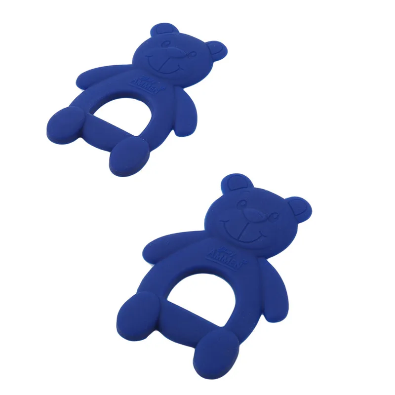 

Baby Teether Silicone Chewing Teethers Safety Infant Teething Newborn Tooth Bears Children Training Toys Kid Food Grade BQA