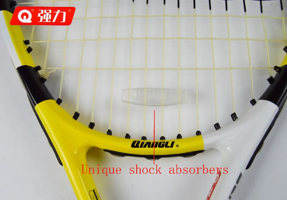 Оригинальная Теннисная ракетка Qiangli 627B tenis masculino из углеродистого алюминия для