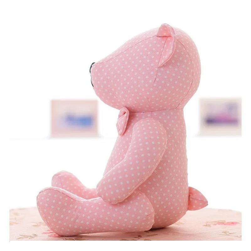 Горячая продажа креативный 30 см сидящий Розовый Медведь DIY медведь Rilakkuma плюшевый