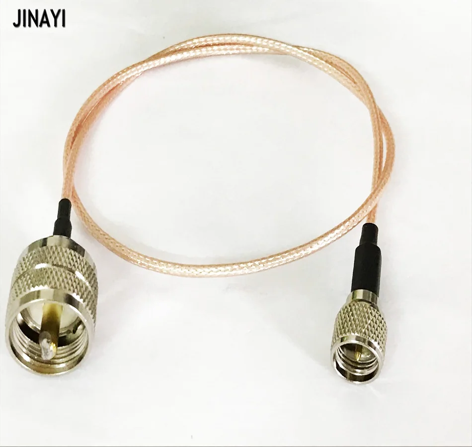 Мини UHF штекер к PL259 Штекерный Разъем RF коаксиальный кабель RG316 1 м 3 5 10