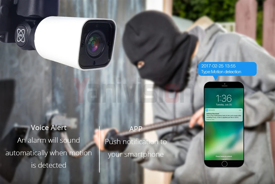 1080P 2MP PTZ IP камера WiFi пуля наружная беспроводная WiFi Водонепроницаемая камера CCTV видеонаблюдения 4X оптический зум IP камера