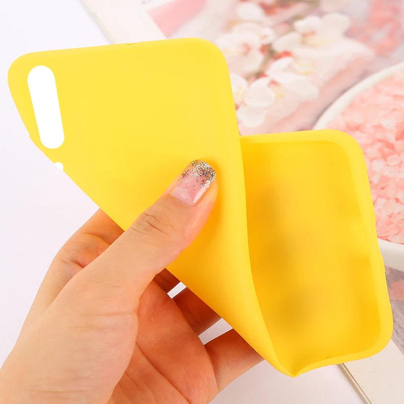 Candy Color Case For Xiaomi Mi 9 Soft Silicone Cases Mi9 Phone Ultra thin TPU Back Cover Fundas |