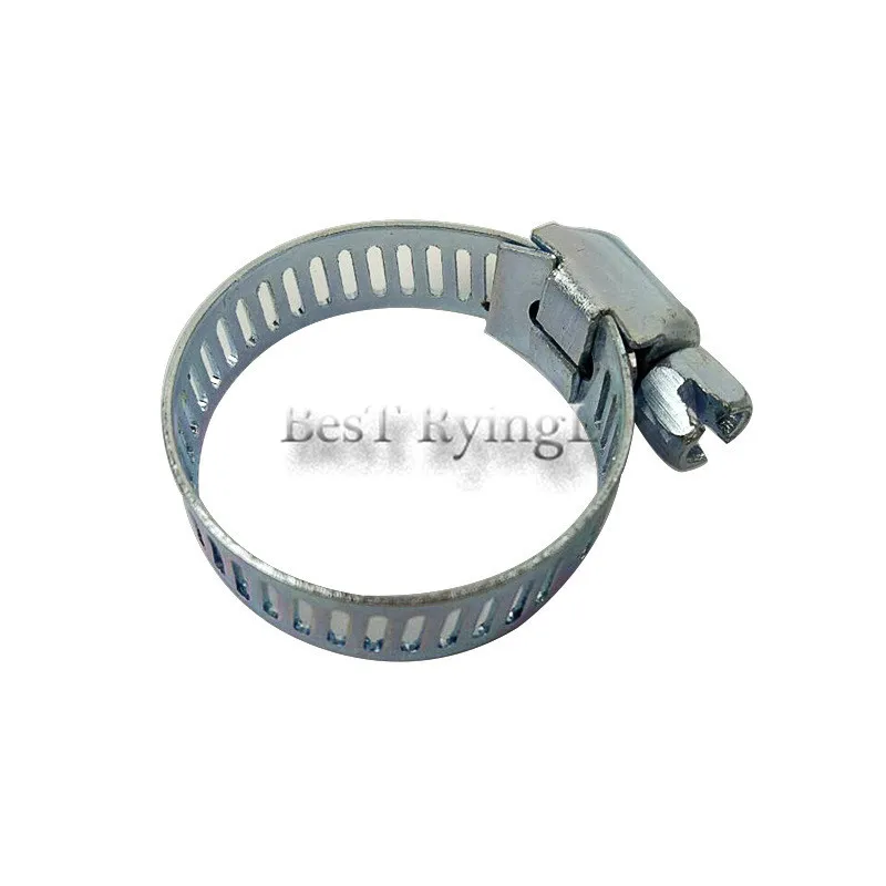 12pcs Stainless Steel Drive Hose Clamp Tri Adjustable Fuel Line Pipe Worm Gear Clip Tube Fasterner Spring | Автомобили и