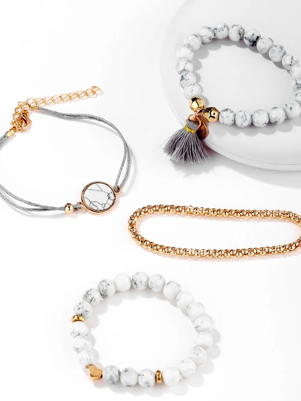 DIEZI, богемные, ручной работы, плетение, сердце, Длинная кисточка, браслет, наборы, для женщин,, новинка, серая веревка, цепочка, браслеты, ювелирное изделие, рождественский подарок