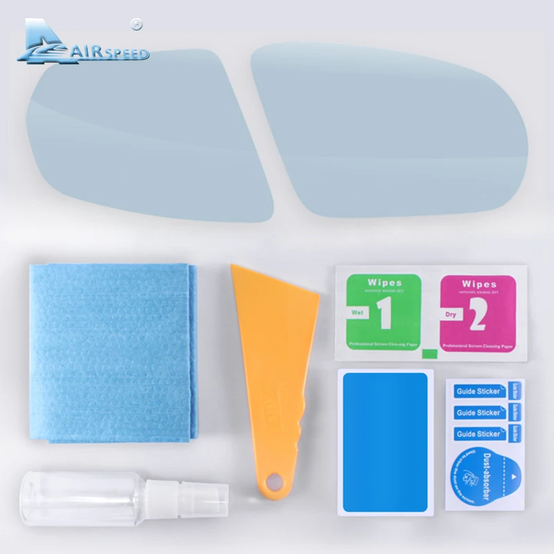 Автомобильная Защитная пленка для зеркала заднего вида противотуманная