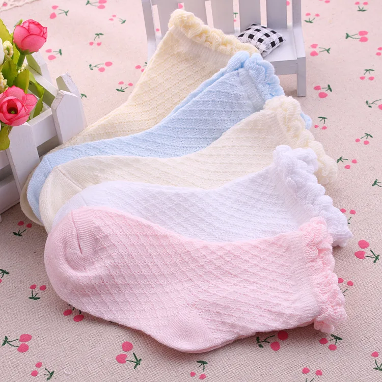 Новинка 2017 весенне летние хлопковые кружевные милые детские носки 5 парт для