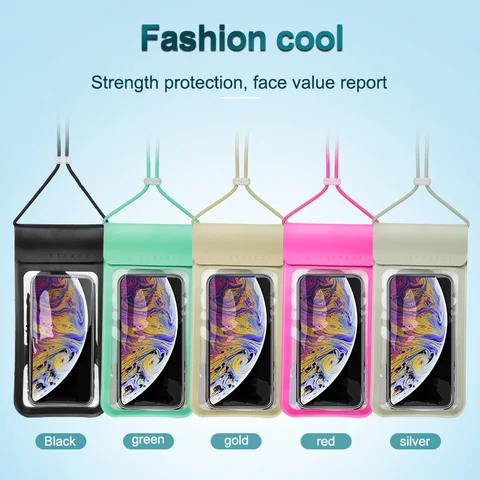 KUULAA водонепроницаемый чехол для телефона герметичная прозрачная сумка для Xiaomi iPhone Huawei Samsung Ulefone мобильный телефон дайвинг плавать спа лодка дрифтер