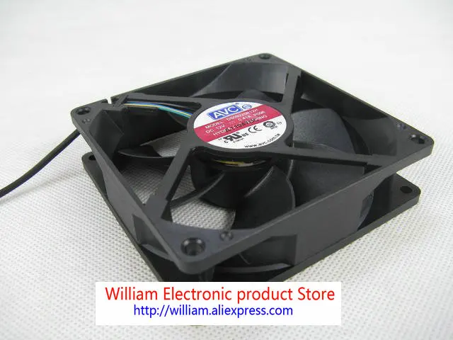 Новый оригинальный для AVC 9 см DS09225R12H 9225 12V 0.41a 4 контактный pwm термостат