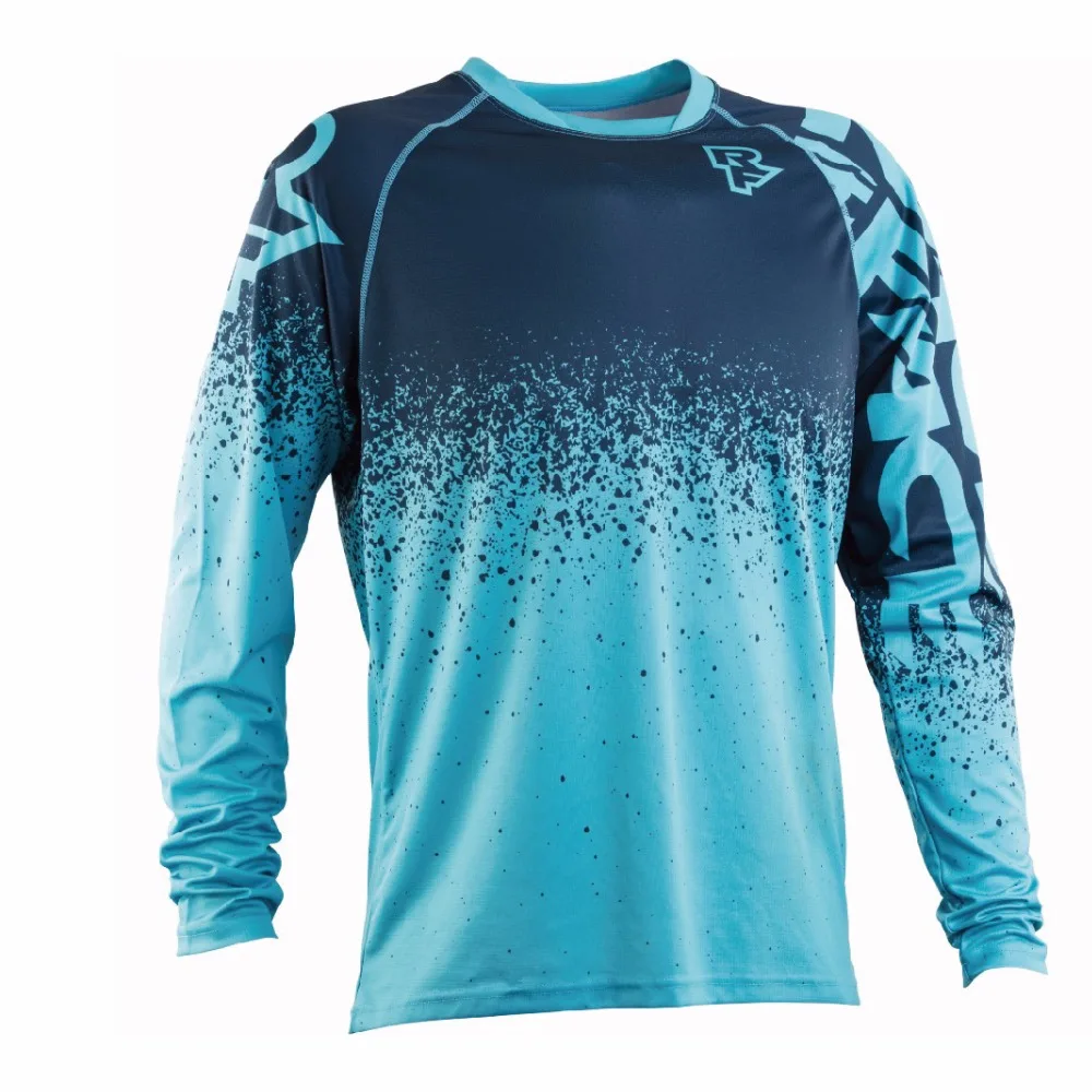 Motorcycle Logo Long Sleeve Jersey Enduro DH Bike Bicycle MTB ATV Motobike Motocross Cycling Tops | Jerseys