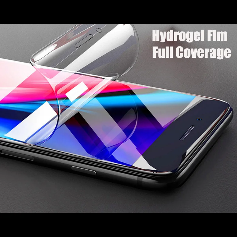 Защита для экрана Гидрогелевая пленка Samsung Galaxy Note 8 9 3D полное покрытие S9 S10 S8 S7 S6 Edge