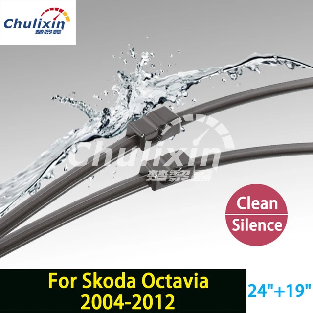 

Наклейки для стайлинга автомобилей щетки стеклоочистителя для Skoda Octavia (2004-2012) 24 "+ 19" подходят только боковые штифты