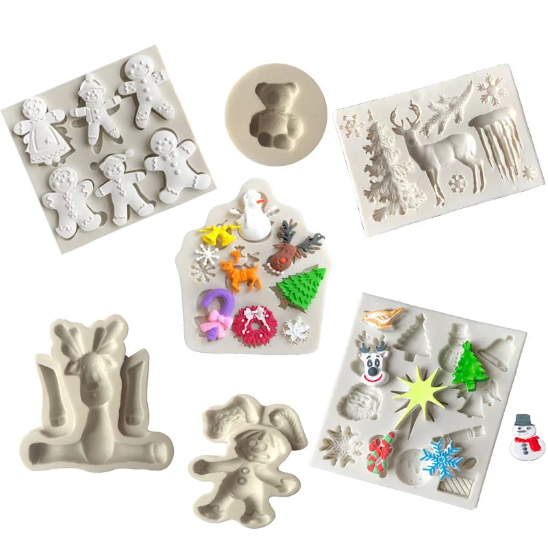 Олень пряник человек ожерелье серьги браслет ювелирные изделия формы подвески
