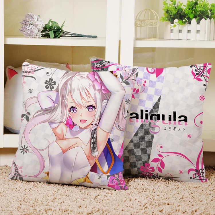 Новый аниме мультфильм Caligula маленькая Двусторонняя Подушка | Дом и сад