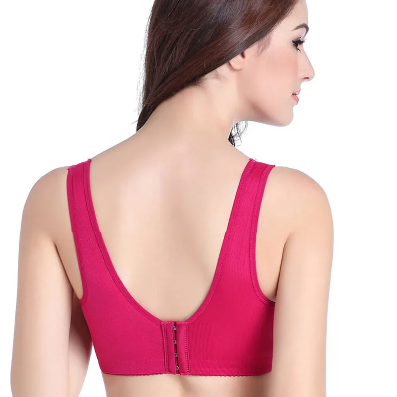 

Hot Women Wireless Lace Trim Bra Deep-V Full Cup Push-up Vest Lingerie DO2