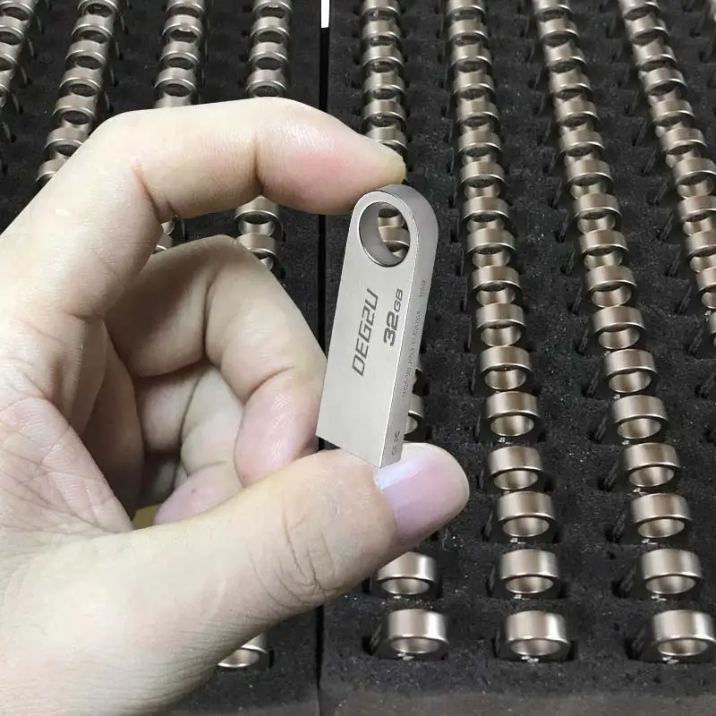 Usb флеш накопитель памяти 64 Гб металлический usb 2 0 U диск ключ Флешка 32 ГБ 16 8 ручка