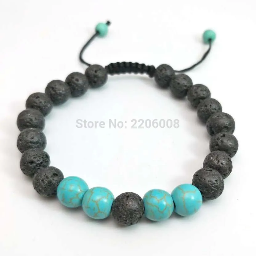 Новый дизайн высококачественные ювелирные изделия из черного лавового камня с