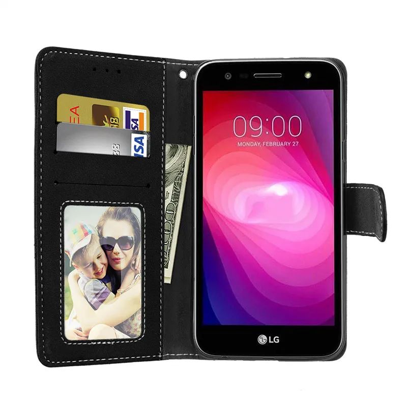 Чехол для LG X Power 2 роскошный чехол кошелек телефона из искусственной кожи Power2 M320