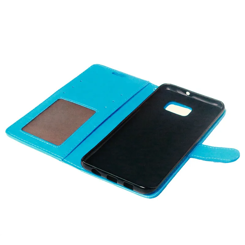 Кожаный чехол бумажник с откидной крышкой и подставкой для Samsung Galaxy S6 edge plus|case