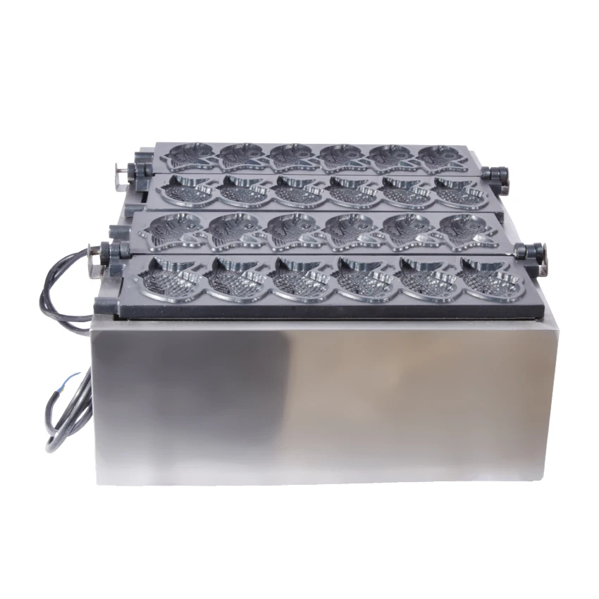 1 шт. FY 1102A 220 В 6000 Вт вафельница Taiyaki для рыбы антипригарная машина хорошего