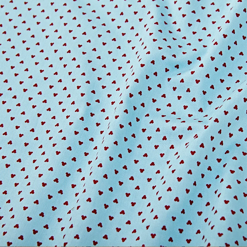 5 шт. набивная хлопковая ткань с рисунком в горошек для малышей AB версия