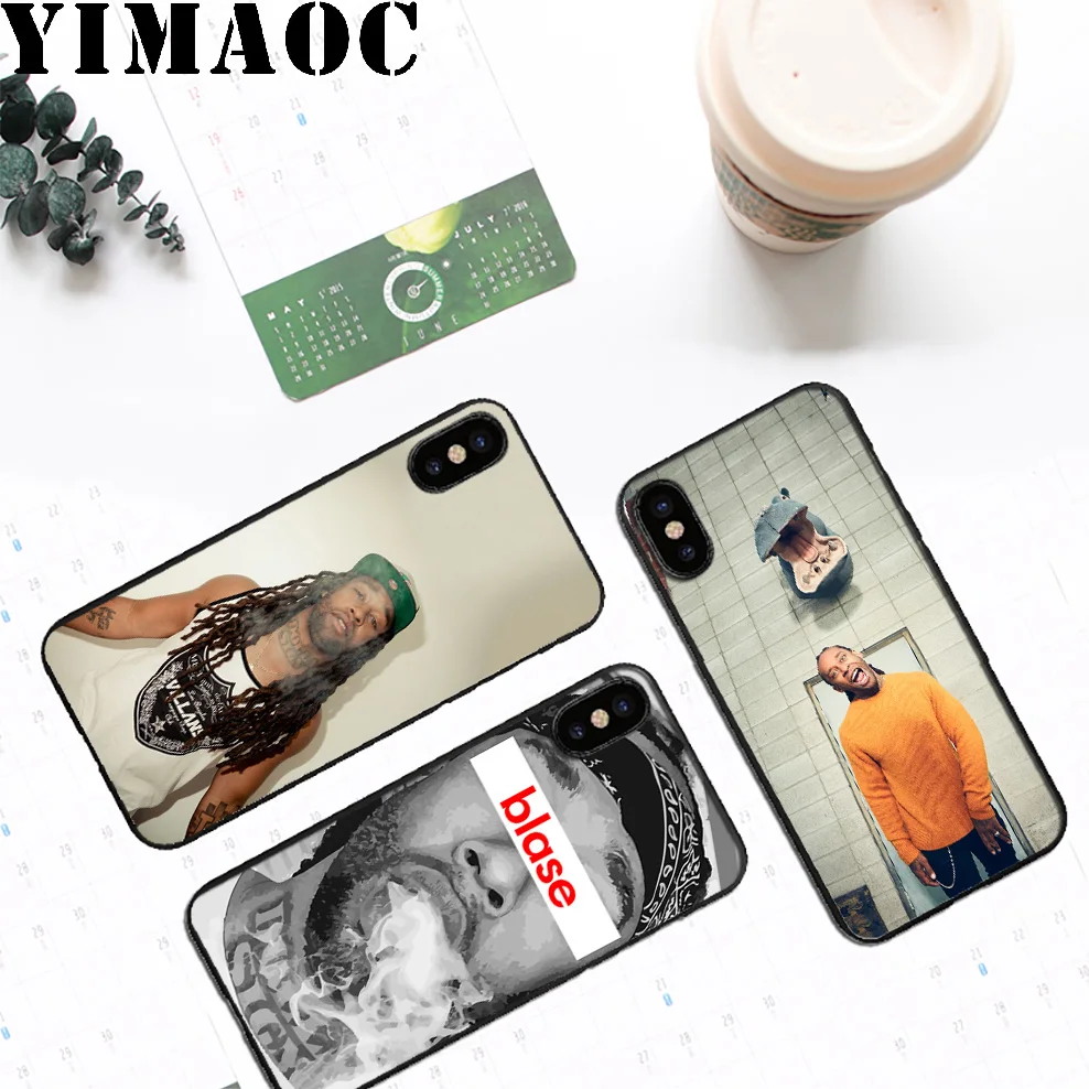 YIMAOC A56 Ty Dolla Sign Cool Soft Silicone Case for iPhone 11 Pro Xr Xs Max X or 10 8 7 6 6S Plus 5 5S SE |