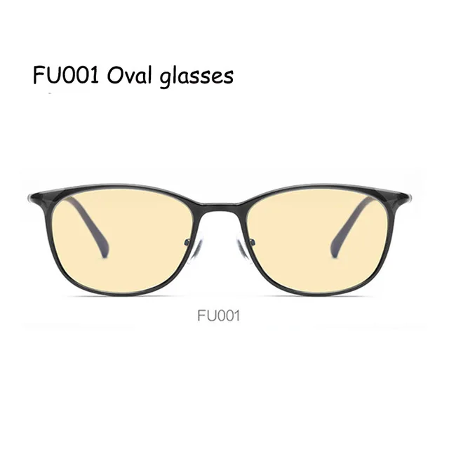 oval glasses Оригинальные xiaomi TS защитные очки 60% анти-голубые лучи анти-УФ Защита глаз ТВ круглые/квадратные/овальные очки - Цвет: oval glasses